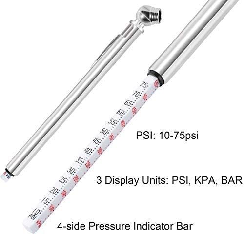 Tire Pressure Gauge with 3 scales